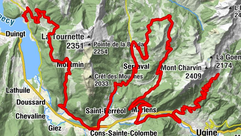 Talloires - Église Saint-Ferréol - Église Saint-Maurice - Refuge du Col de L'Arpettaz