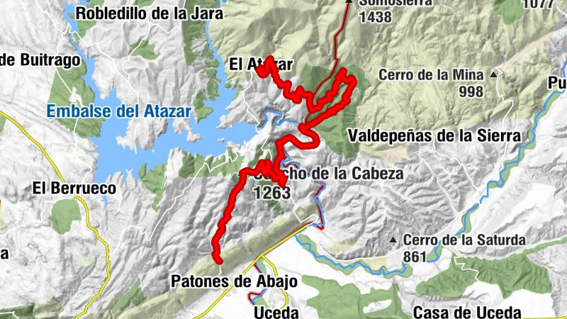 Asador Los Riscos - Cancho de la Cabeza - Iglesia de Santa Catalina de Alejandría - Patones de Arriba