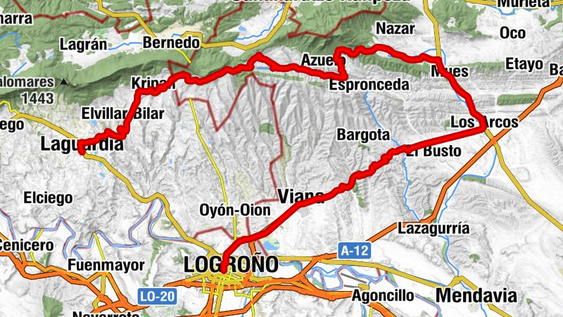 Laguardia - Ermita de San Cristobal - Ermita Virgen del Poyo - Casco Antiguo