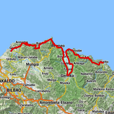 Lekeitio - Gazadikogan - San Pelaio baseliza - Txipio