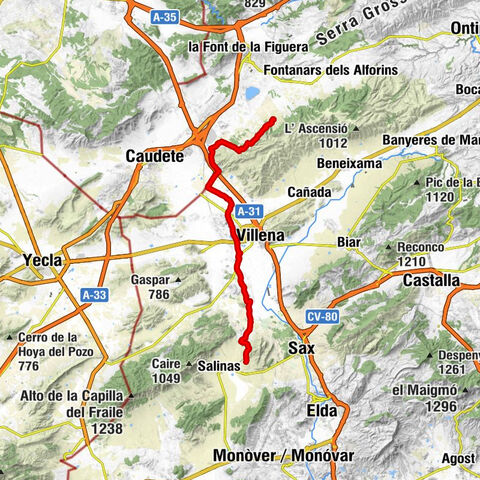 Villena - La Fuentecilla - La Zafra