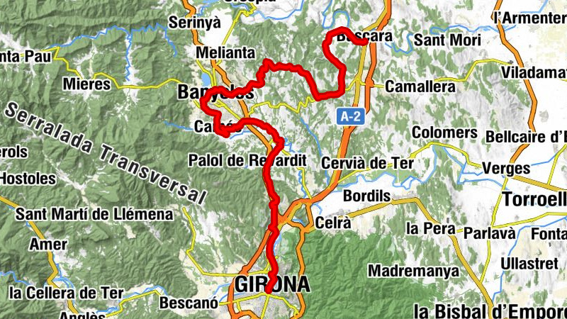 Bàscara - Sant Sadurní de Vilavenut - Sant Esteve de Sords - Girona