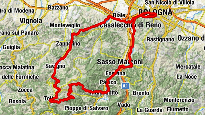 Quadrilatero - Monte Croce - Mosca - Bologna