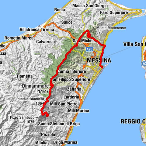 Chiesa di Sant'Elia - Dinnammare - Puntale Bandiera - Rifugio Lupo
