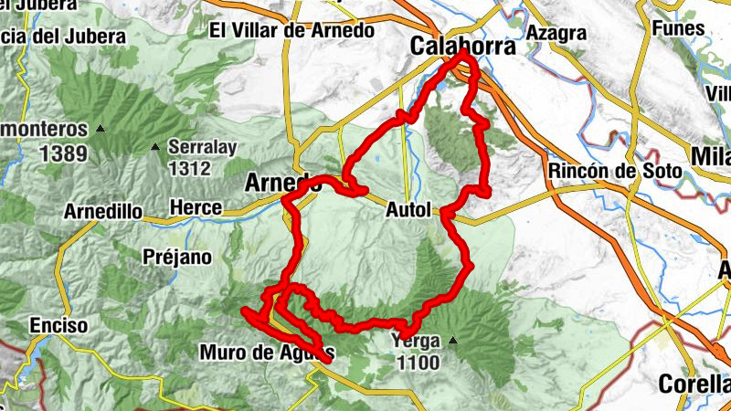 Calahorra - Villarroya - Arnedo - Quel