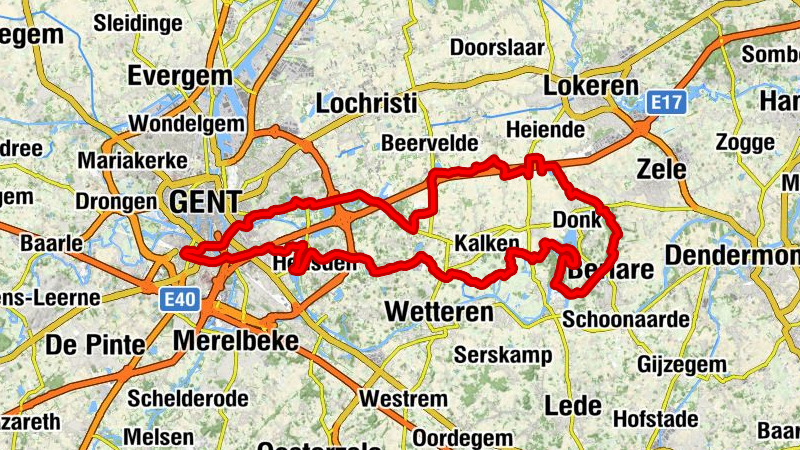 Gent-Sint-Pieters - De Bronne - Hof Van Laarne - Onze-Lieve-Vrouw-ter-Sneeuwkerk