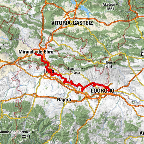 Iglesia de Santa María - Miranda de Ebro - Haro - Altillo de la Granja