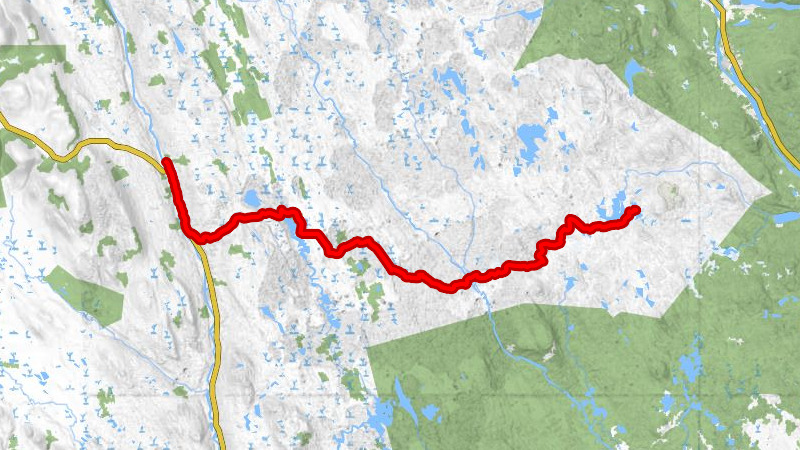 Malung-Sälens kommun - Sälen - Östra Långstrand - Älvdalens kommun