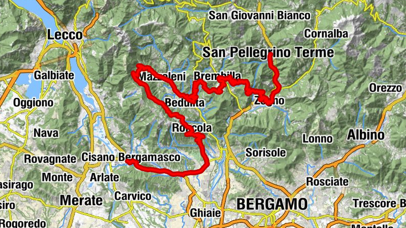 Cisano-Caprino Bergamasco - Chiesa di San Zenone - passo di Sant'Antonio - San Pellegrino Terme