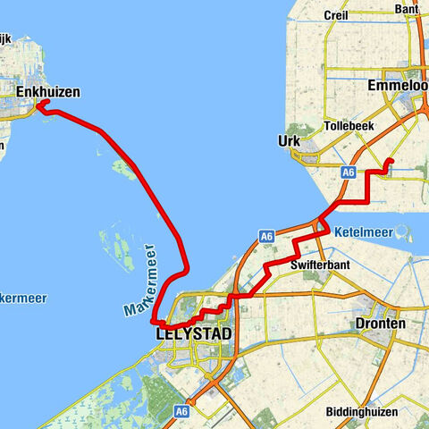 Enkhuizen - Boeier - Lelystad - Nagele