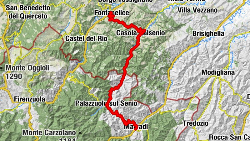 Marradi - La Bottega dei Portici - Pieve di San Giovanni Battista - Fontanelice