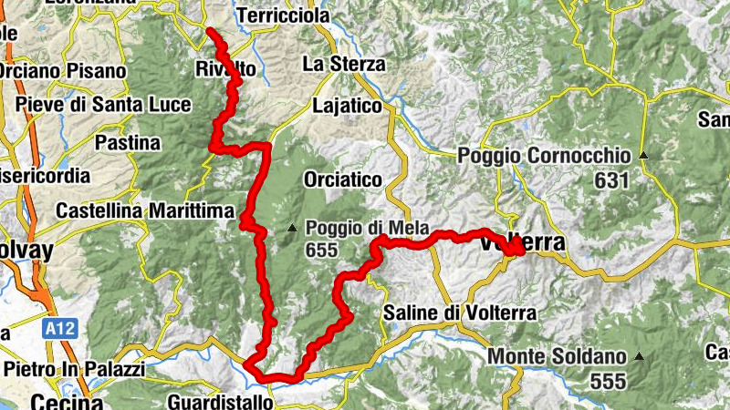 La Pieve - Poggio Termine - Sant'Alessandro - San Francesco
