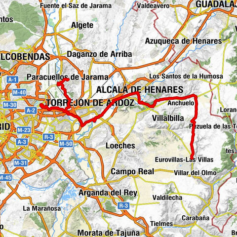 Paracuellos de Jarama - Ermita de la Vírgen de la Oliva - Iglesia de San Francisco Javier - Nuevo Baztán