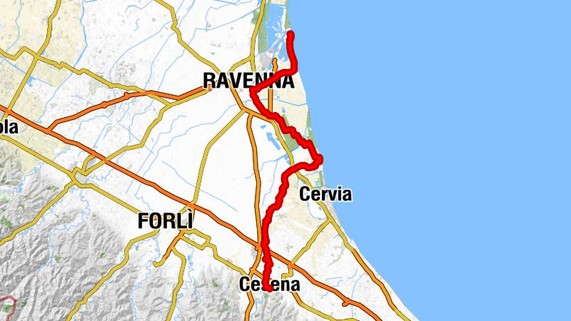 Marina di Ravenna - Madonna del Silenzio - Al Molinetto - Cesena