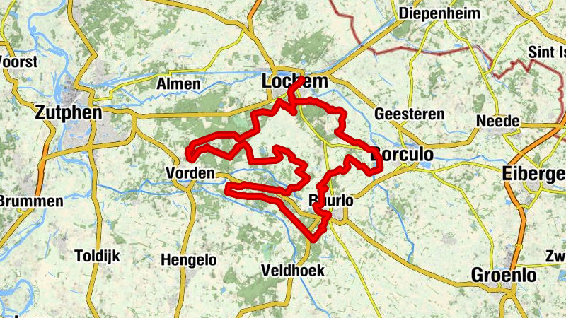 Witte kerk - Lochem - Paaschberg - Ruurlo