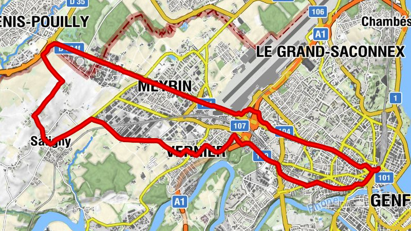 Genève - Salle du Royaume des Témoins de Jéhovah - Église catholique - Église Saint-Julien