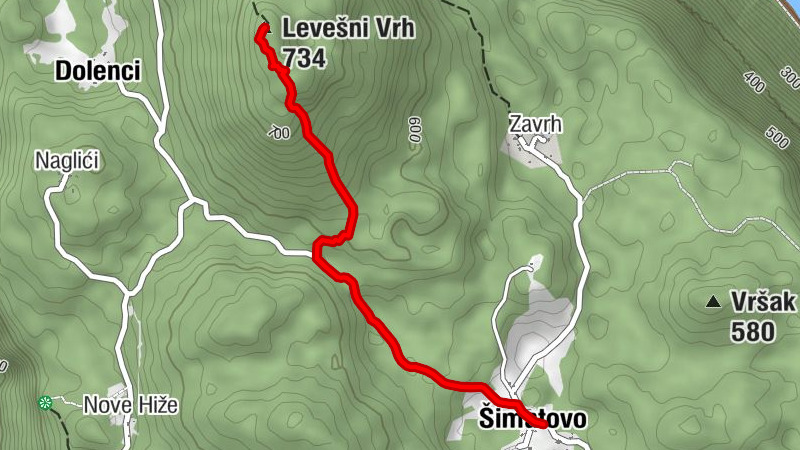 crkva Našašća Svetog Križa - Levešni Vrh - Šimatovo