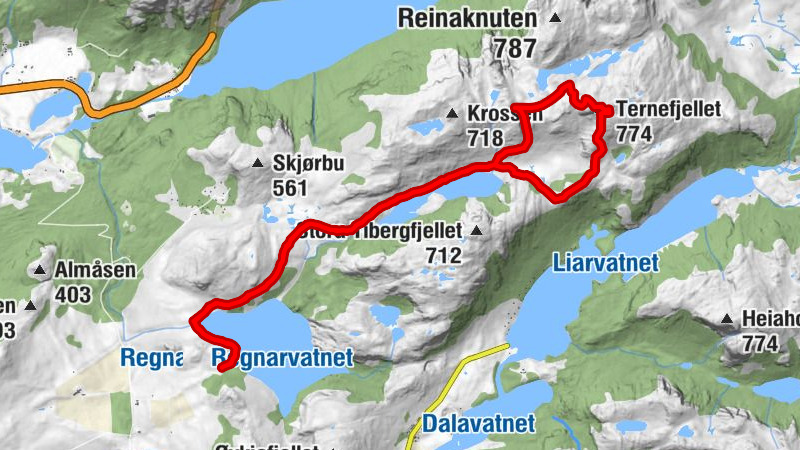 Hjelmeland - Ternefjellet