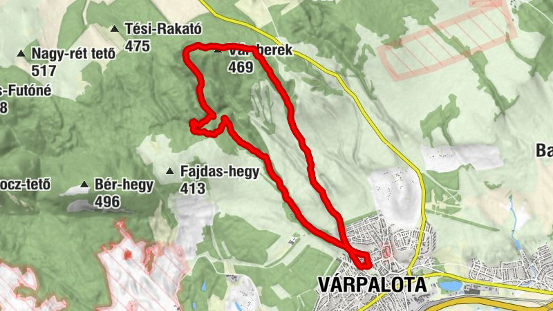 Várpalota - Várvölgyi 1. sz. barlang - Vár-völgyi 2. sz. barlang - Vár-berek