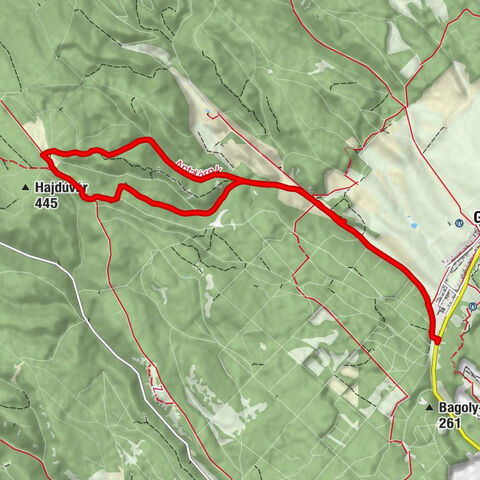 Gánt - Gánti-barlang - Géza pihenő