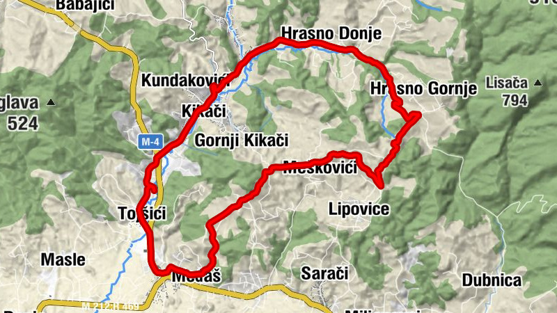 Općina Kalesija - Džamija Hrasno Donje - Džamija Hrasno Gornje - Restoran stari han