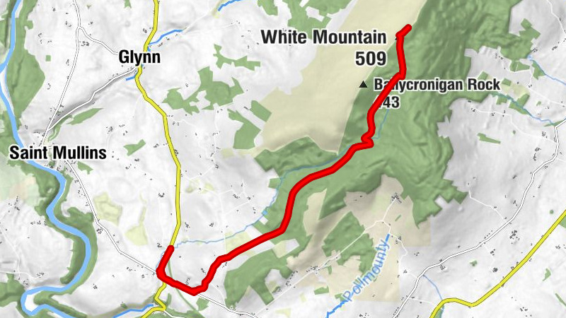 St. Mullin's Church - White Mountain - Aghnaglear