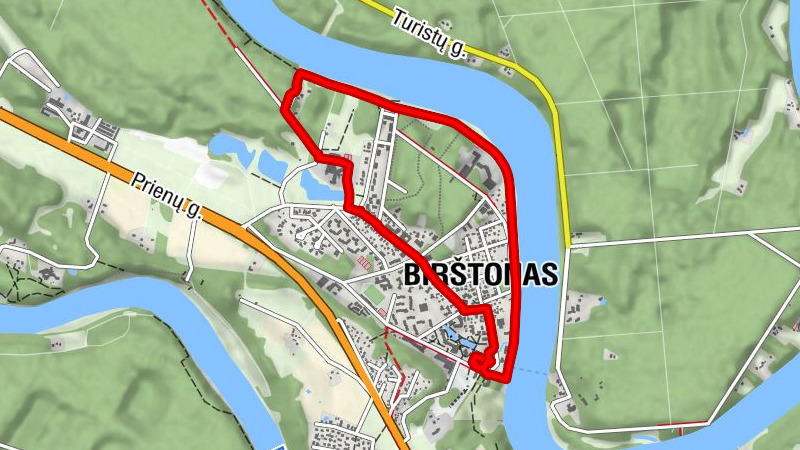 Geltonoji biuvetė - Birštonas - Birštono Šv. Antano Paduviečio bažnyčia