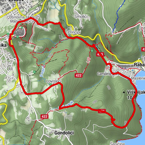 Presika - Rabac - Crkva Sv. Marije Magdalene - Labin