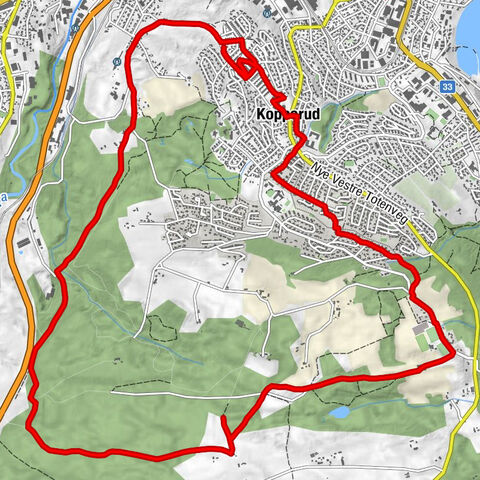 Gjøvik - Svarthaugen - Kopperud