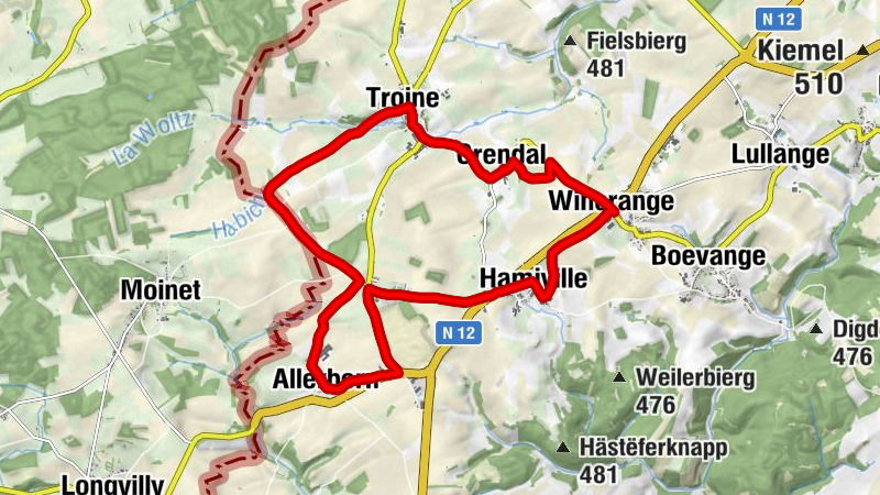 Wincrange - Saint-Sylvestre - Saint-Christophe - Donatuskapell