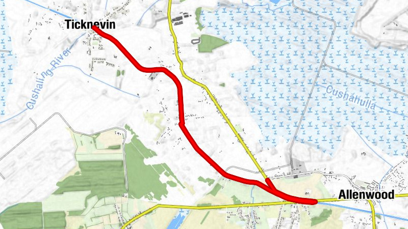Allenwood South - Shee Bridge - Hamilton’s Bridge - Ticknevin