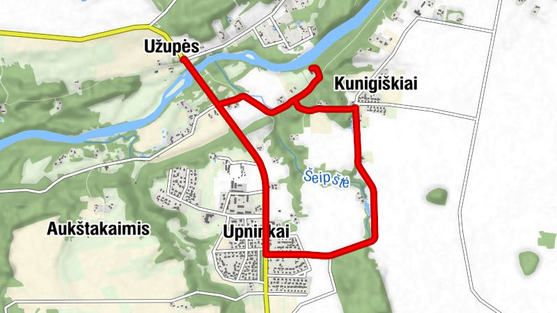 Kunigiškiai - Šv. arkangelo Mykolo bažnyčia - Užupės - Upninkai