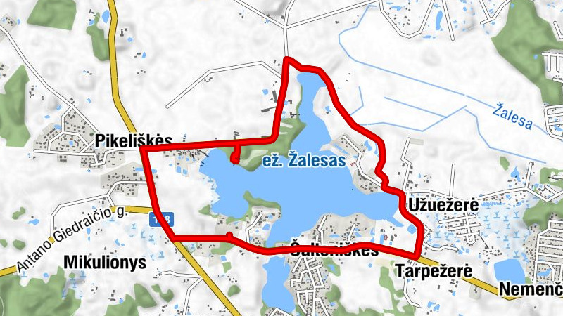 Šaltoniškės - Tarpežerė - Pikeliškės