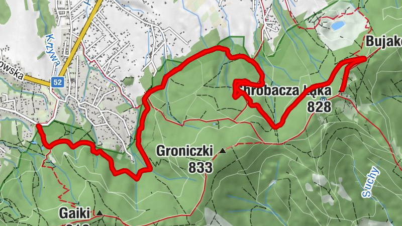 Międzybrodzie Bialskie - Chrobacza Łąka