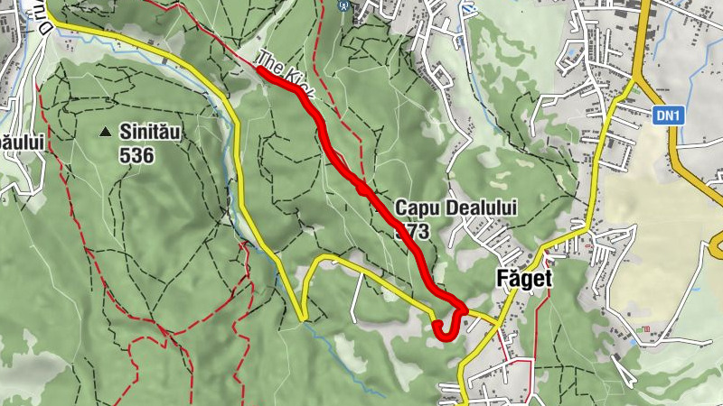 Cluj-Napoca - Capu Dealului - Șaua Páter