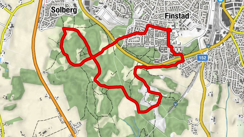 Finstad - Ski - Solberg - Vellingberget