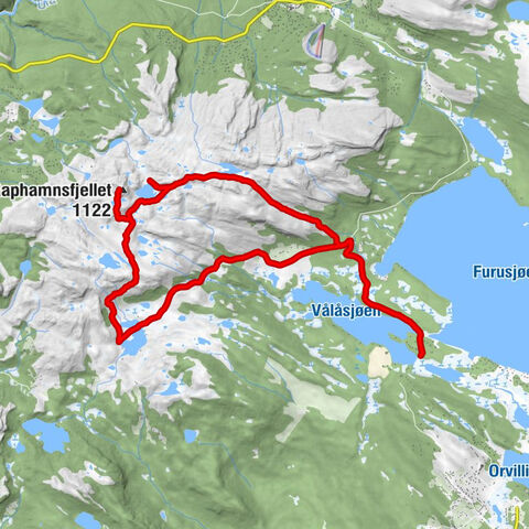 Sel - Holtjønnpiggen - Raphamnsfjellet