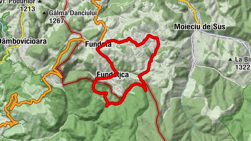 Fundata - Biserica Veche Fundata (1850) - Biserica Nouă Fundata (1940) - Fundățica