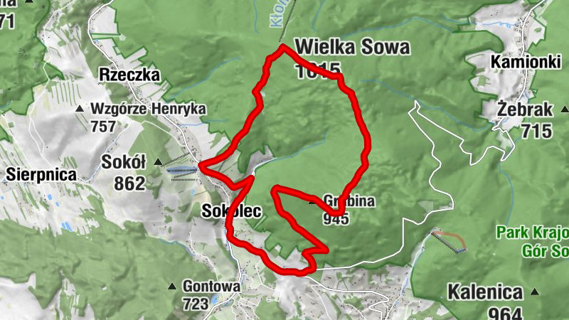 Oberża PRL - Grabina - Koziołki - Wielka Sowa