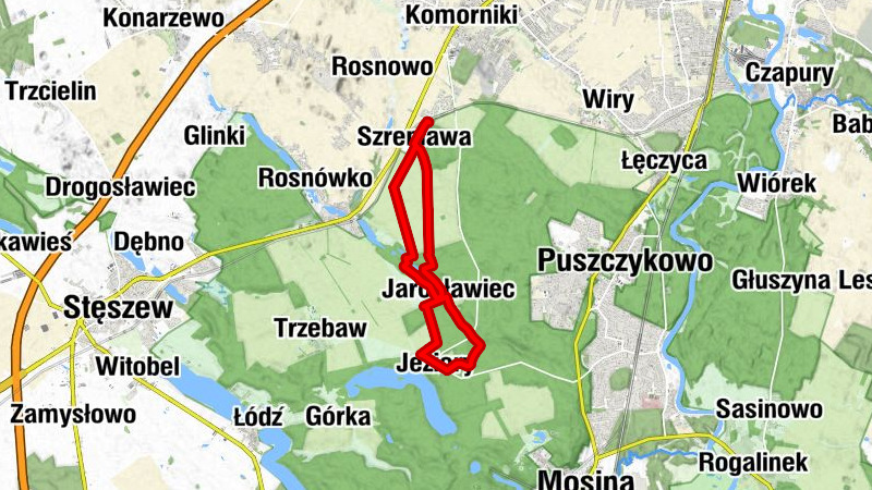 Karczma - Szreniawa - Jarosławiec - Jeziory