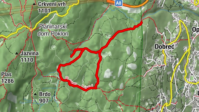 Grad Opatija - Cestine vrata - Sejnice - Mala Rečina 7
