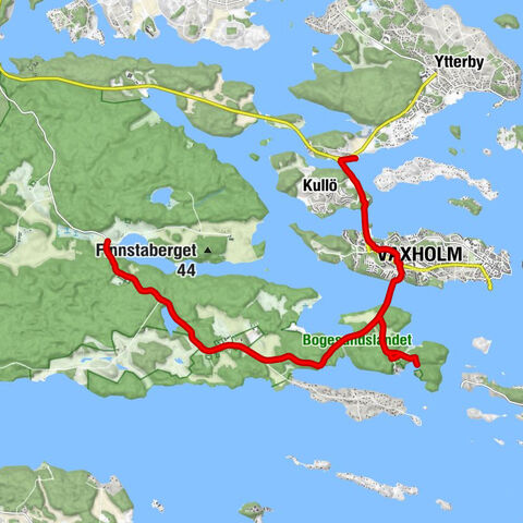 Kullö - Vaxholm - Bogesund - Jordbron