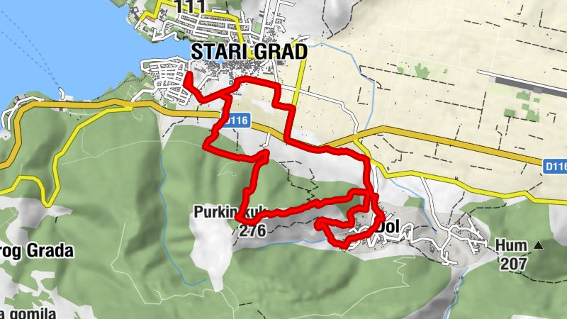 Njiva - Purkin kuk - Gostionica "Santa Marija" - OPG Stančić - Crkvica sv. Roka