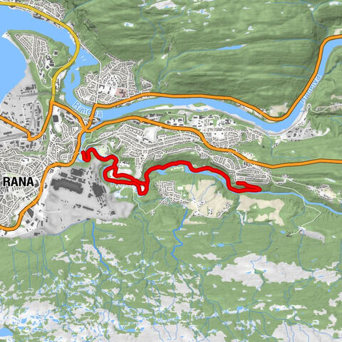 Langmoheia - Låvberget - Revelen - Mo i Rana