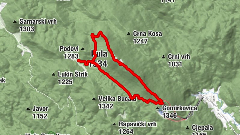 Primorsko-goranska županija - Kula - Sklonište Jakob Mihelčić