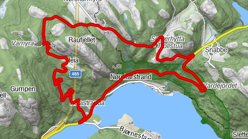 Farsund - Snabbe - Ingerskleiva - Heiastranda