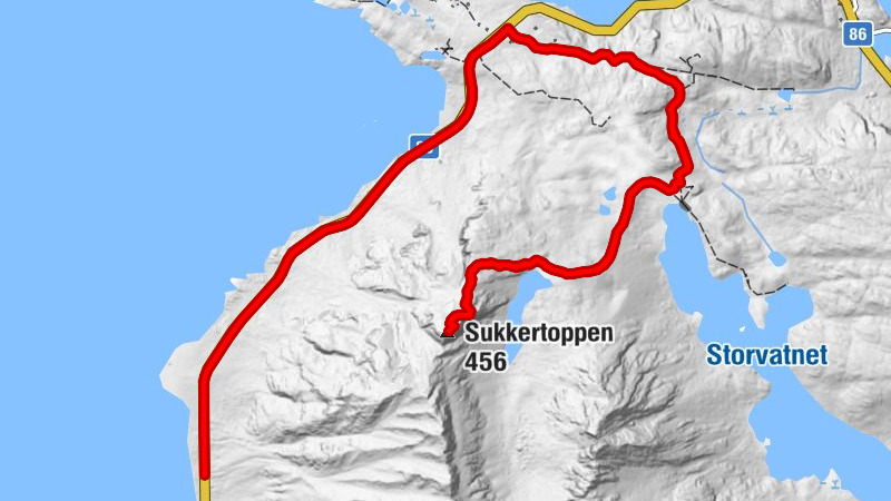 Senja - Sukkertoppen
