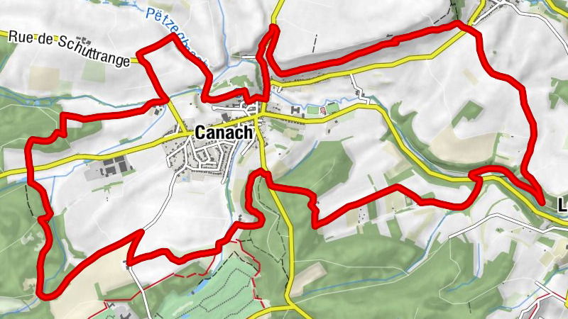 Canach - Wéngertsbierg - Lenningen - Saint-Michel