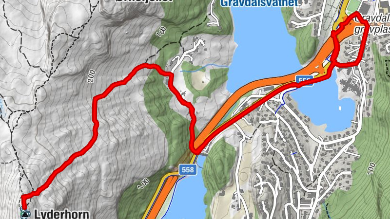Laksevåg - Lyderhorn - Bergen