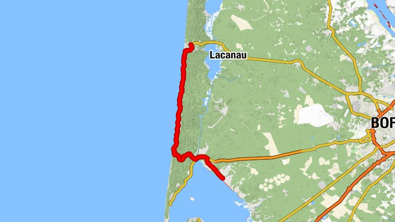 Tour de Gironde à vélo : étape 8 - Andernos-les-Bains / Lacanau Océan